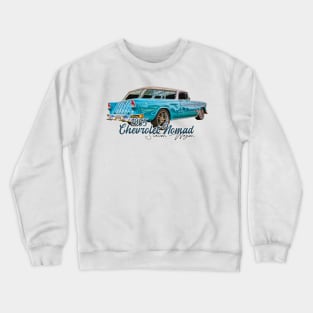 1955 Chevrolet Nomad Station Wagon Crewneck Sweatshirt